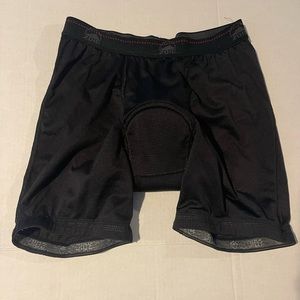 Zoic padded cycling liner shorts mens size large‎ black NWOT